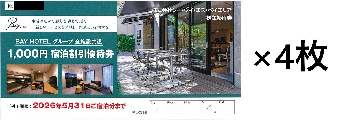 ホテル宿泊優待券　4月25日まで有効 緊急🚨特別価格／／ BAY HOTELグループ宿泊割引優待券｜【有効期限2026