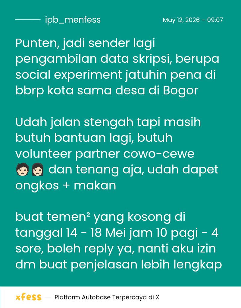 DILARANG KIRIM WTS, EVENT BERBAYAR, INFO KOS, DLL tweet media