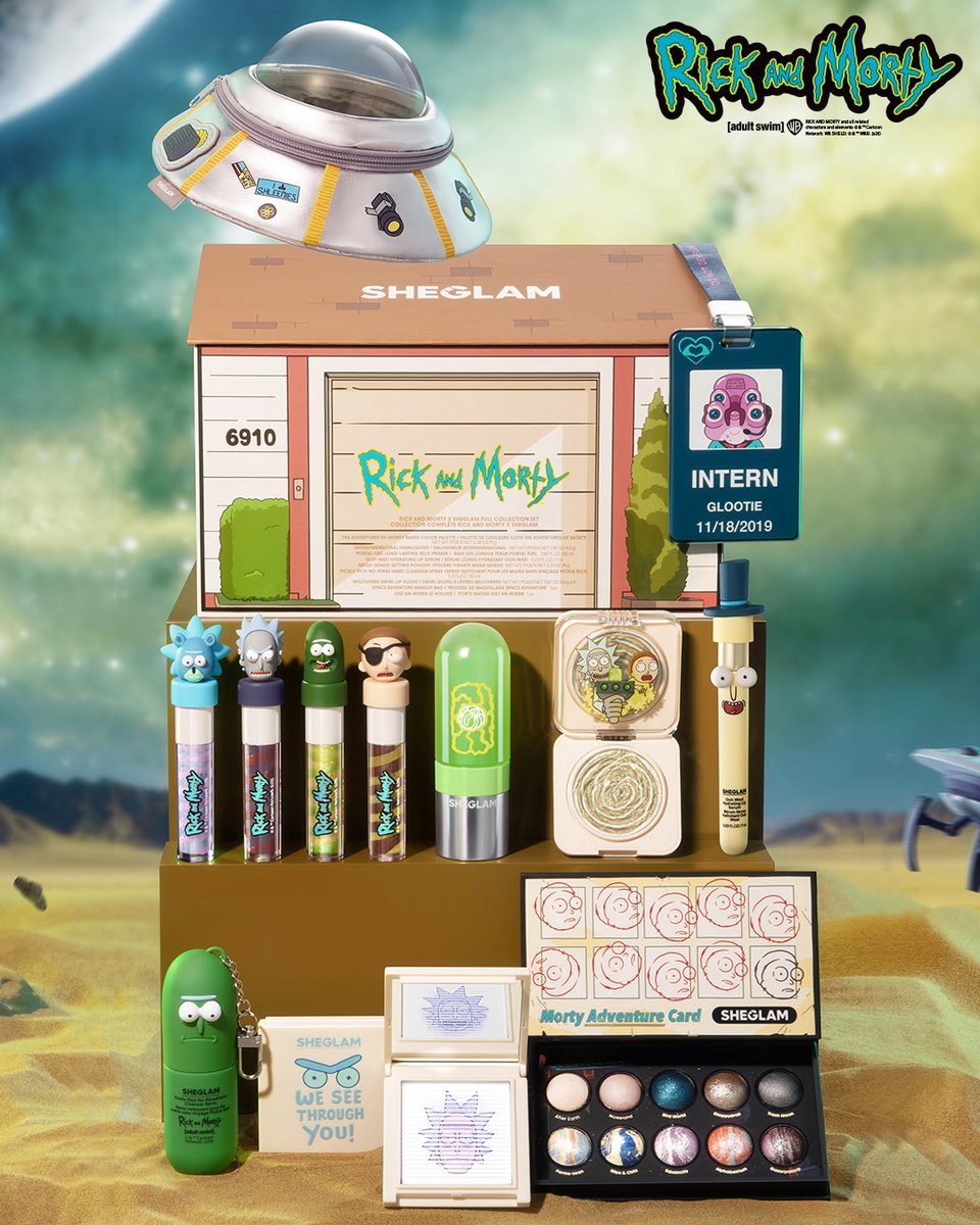SHEGLAMより、『Rick and Morty 2.0 x SHEGLAM』コレクションが5月上旬