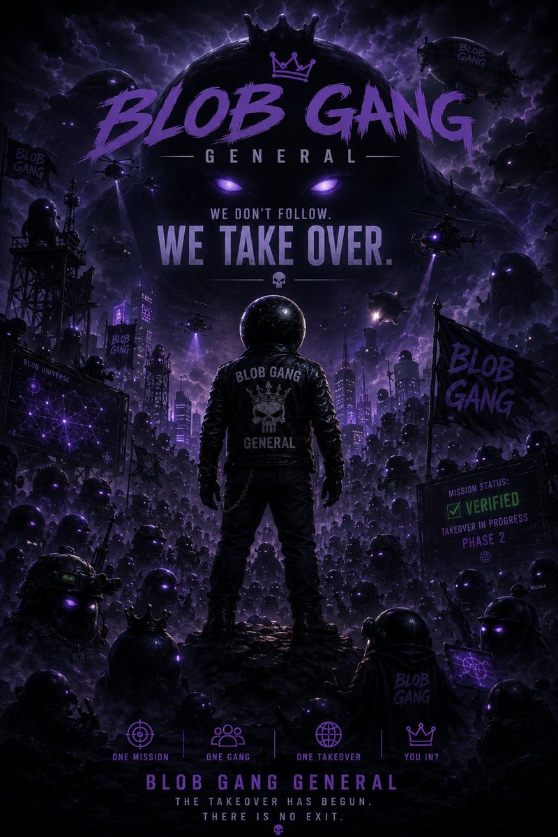 $BLOB Gang General ⚫️🎖️⚔️ tweet media