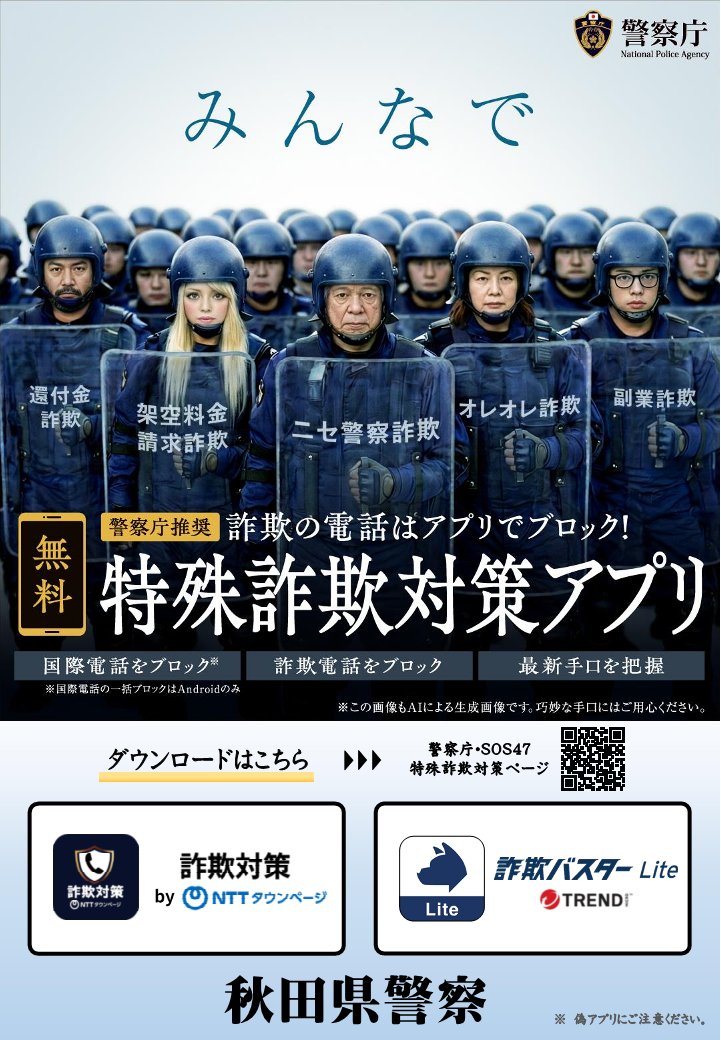 秋田市役所 tweet media