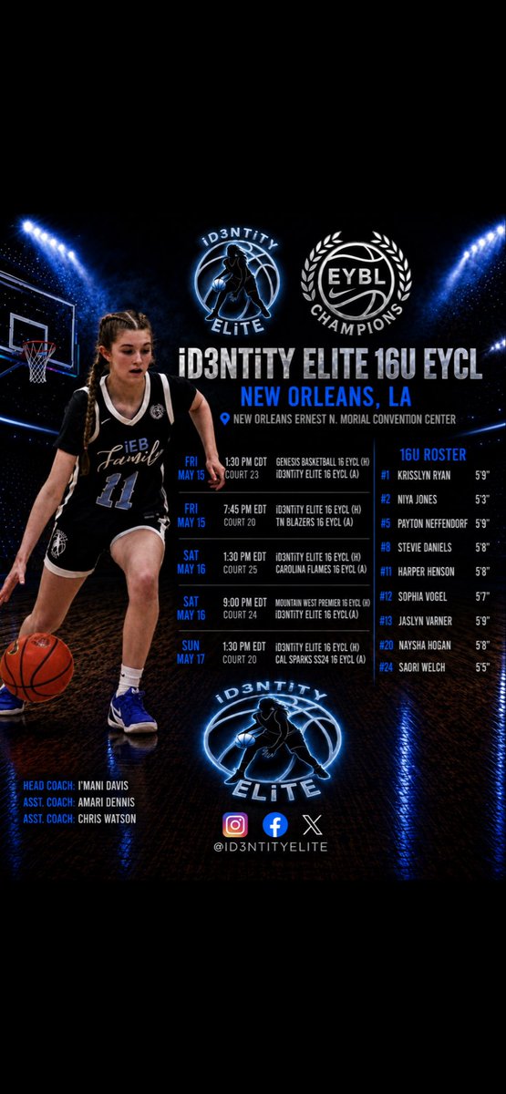 HarperHenson29's tweet photo. Let’s go @id3ntityelite, schedule is out! 

@FutureStars_Ok 
@PGHOklahoma @FiveStateHoops @CoachZ_84 
@prep_super @JrAllStarBB @RecruitOK @Super16Allstars @ProspectShowcse @RecruitOK @OkieBall_1 @howthebestthink @SunilSportsNews 
@coachjvick1
@IWasAtTheGame @VYPEOK 
@TheNeoshoWay @ORUWBB @SWOSUW @CoachStew25 @snuwbb @onicksion @ucowbb @obu_wbball @okwueagles 
@SNUwbb @Coach_Ferg @wbb @BoOverton @coachOllieG @ECUTigersWBB @okhsscores @OKHoopsReport @_coachsyd31
@abraisner @CoachCharris1 @CoachRickReeves @CoachBailey07 @guwbball
