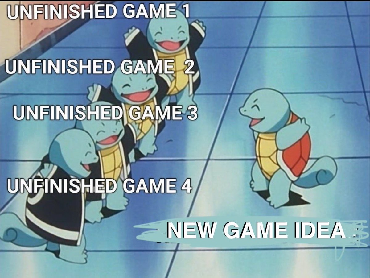 alanvitek's tweet photo. Are you even doing #gamedev if this isn’t you https://t.co/Mx8H178Ssr