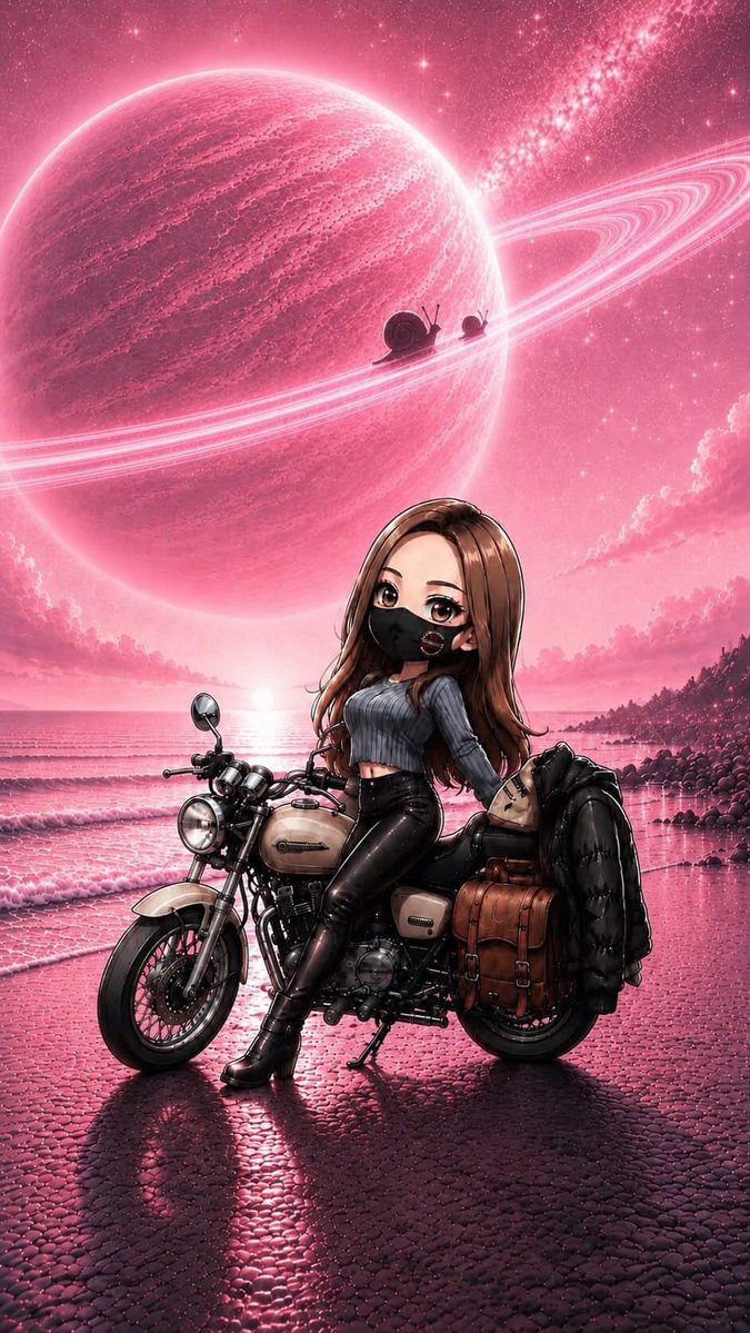 フォロワーさんが作ってくれた🥹 イラストの惑星にちゃんとカタツムリ