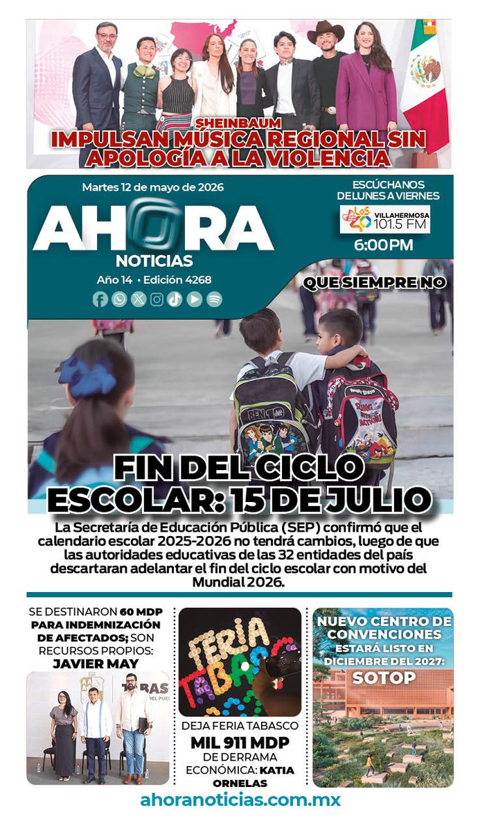 Ahora Tabasco Noticias tweet media