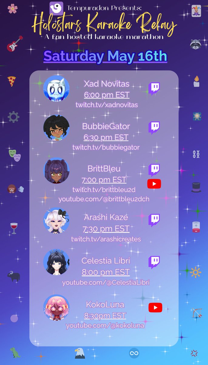 BrittBleu2D 💜🙃 | TEMPURADON KARAOKE RELAY tweet media