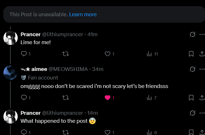 Prancer tweet media