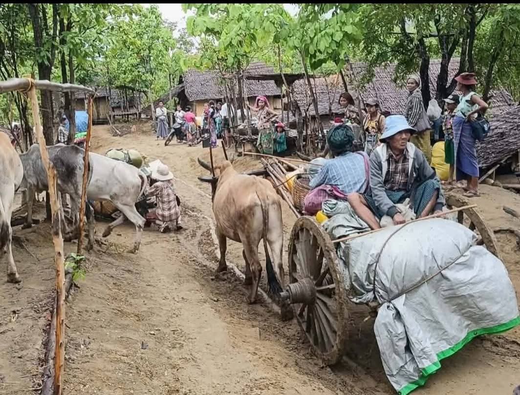Kolayko02037627's tweet photo. လှည်း
+++++

လှည်းလေး ကြော့ကြော့
ဘုရားပွဲ သွားတာ မဟုတ်ဘူး... 

လှည်းလေး ပေါ့ပေါ့
ဇာတ်ပွဲ သွားတာ မဟုတ်ဘူး...

လှည်းလေး ထော့ထော့
ယာတော သွားတာ မဟုတ်ဘူး...
စစ်ဘေးရှောင်ဖို့ စစ်ပြေးရှောင်ရတာ....။

#သျှောင်ကြီးဗွေ https://t.co/6dyMERrJZP