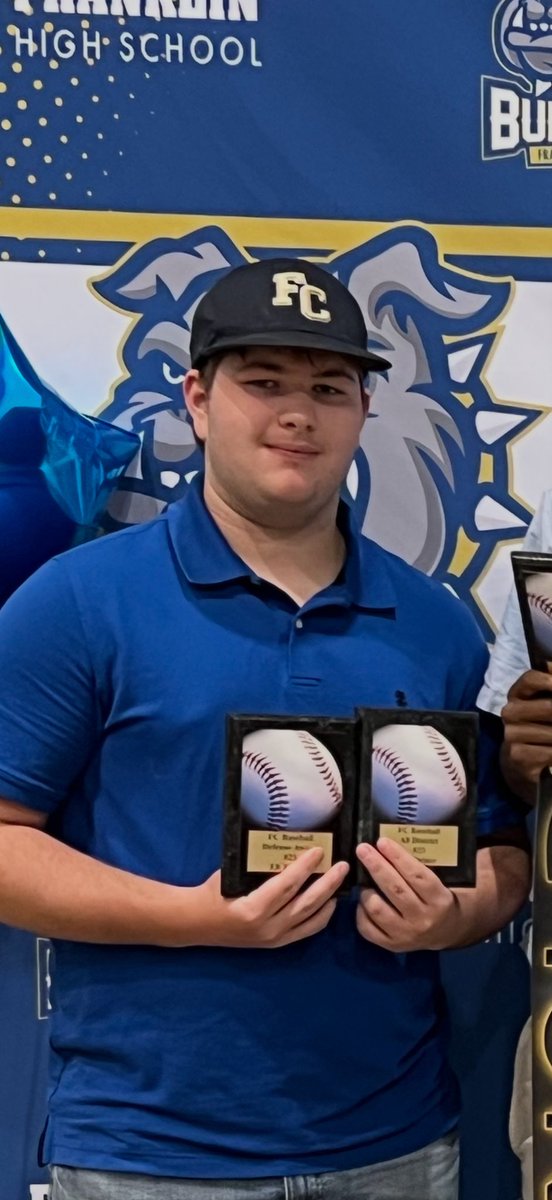 Eli_twiner's tweet photo. Blessed to earn 1st Team All-District (Region 7-3A) honors for the second straight season, along with Franklin County Baseball Defensive Player of the Year for 2026.

Finished 2nd on the team in batting average.

Thankful for my coaches, teammates, and family. Ready to keep working.

2028 | 1B/RHP | Franklin County HS
3.7 GPA

📧 Eli.twiner.baseball@gmail.com
@Eli_twiner