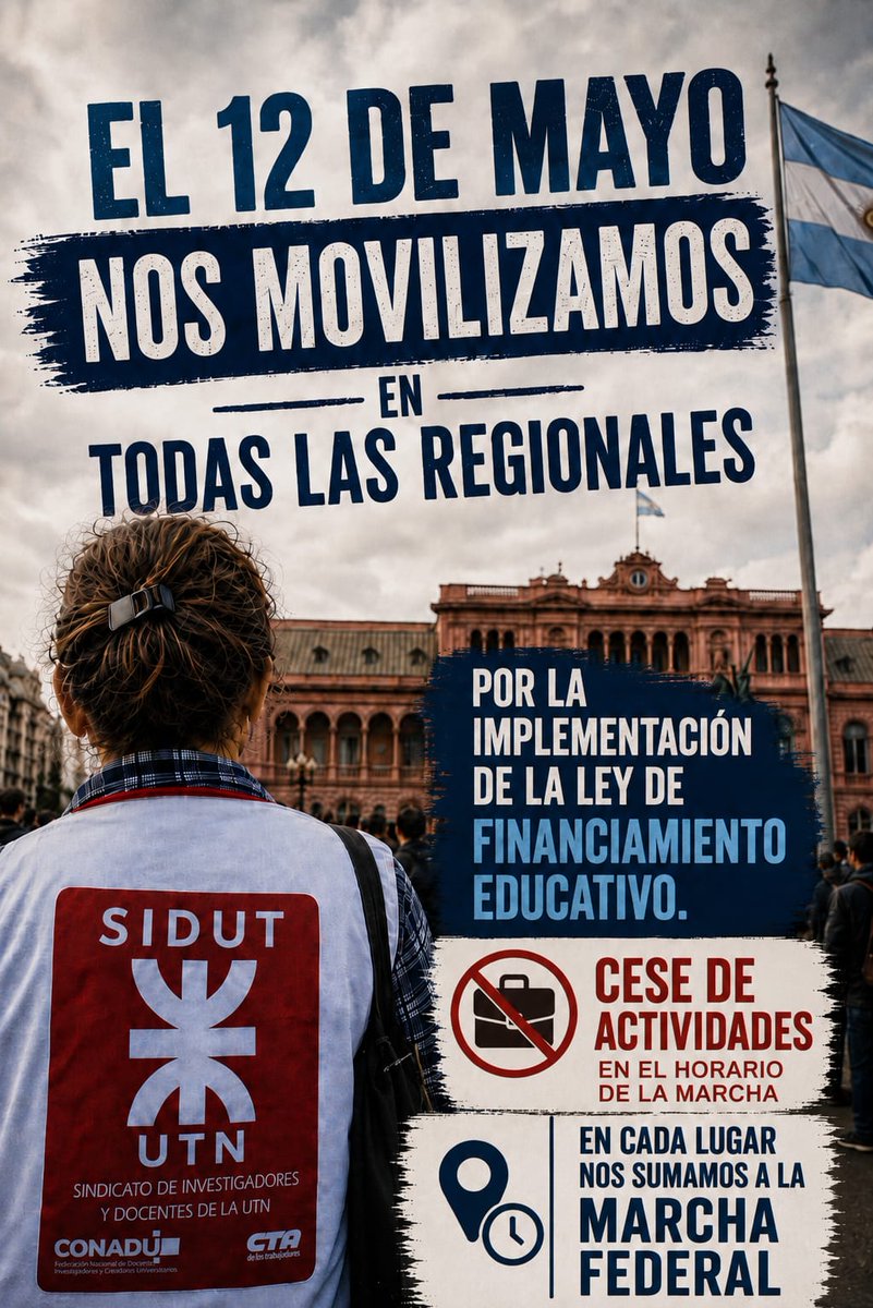 SIDUT SINDICATO DE INVESTIGADORES Y DOCENTES UTN tweet media