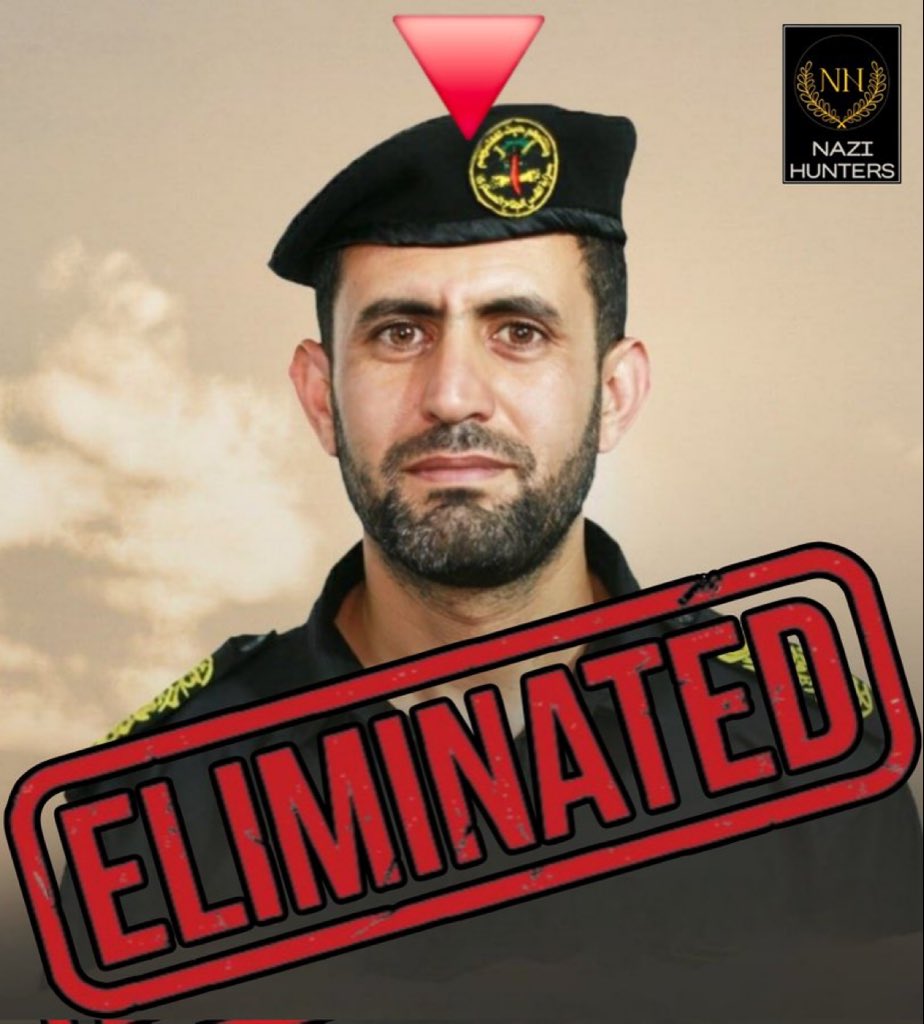 IsraelVive1948's tweet photo. ELIMINADO ❌️

El comandante terrorista de la Yihad Islámica Sa‘ad Abdul Karim Juma fue neutralizado permanentemente por las FDI en la Franja de Gaza.

UNO. POR. UNO. 💥
RT @HuntersOfNazis https://t.co/uPuyxCs971