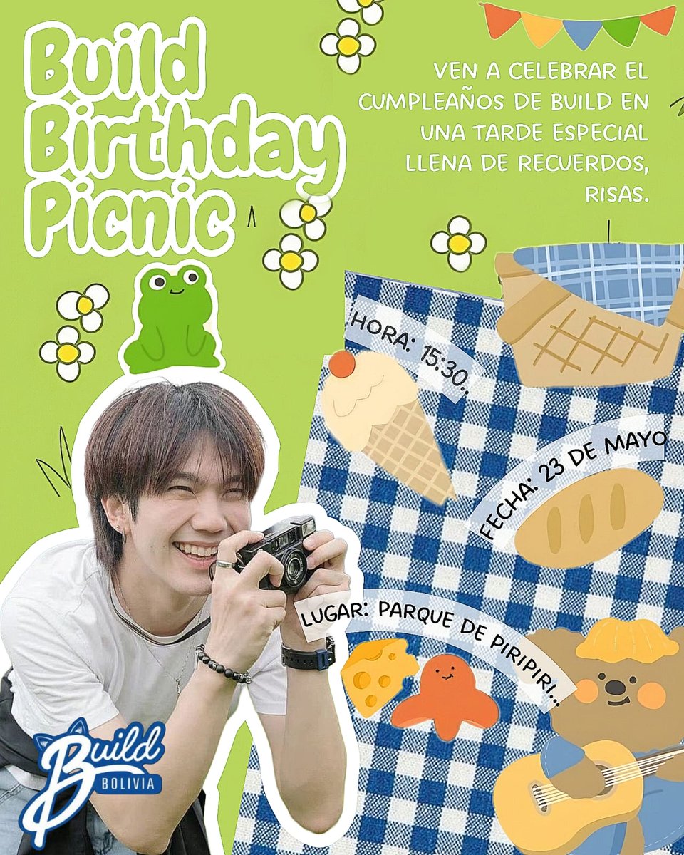 BuildBolivia's tweet photo. Queridas Beyourluves Bolivianas, tengo el agrado de invitarlas a nuestro evento conmemorativo al cumpleaños de nuestro solecito 🌞están todas invitadas 💙🦋✨️

🌸𝐌𝐞𝐥𝐥𝐨𝐰 𝐃𝐚𝐲 𝐰𝐢𝐭𝐡 𝐁𝐮𝐢𝐥𝐝 🌸
     ››  𝑷𝒊𝒄𝒏𝒊𝒄 &amp; 𝑺𝒎𝒊𝒍𝒆𝒔 ‹‹

#BuildJakapan #Beyourluve https://t.co/C1il9AUbIL