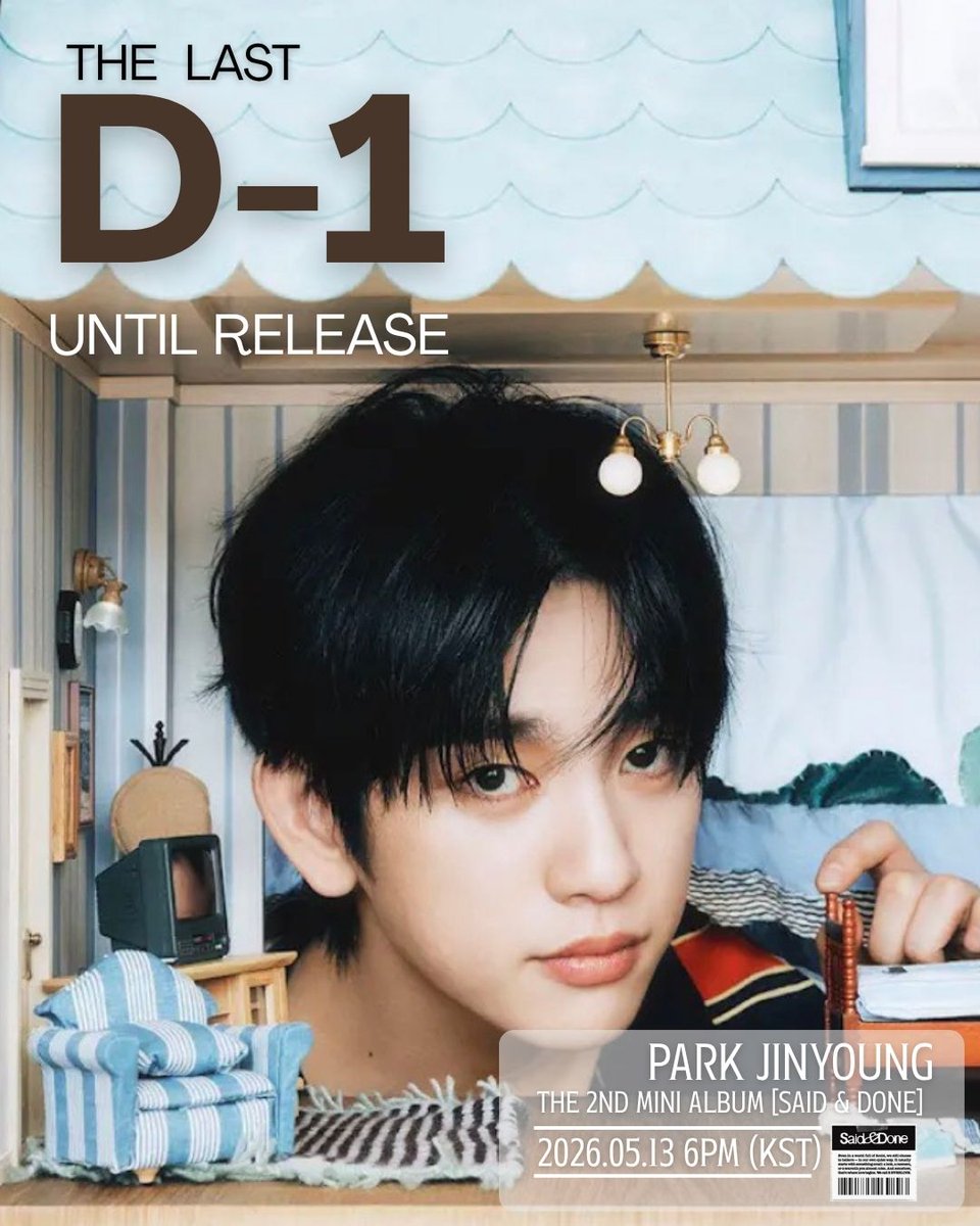 Jinyoung streams🍑 SAID&DONE tweet media