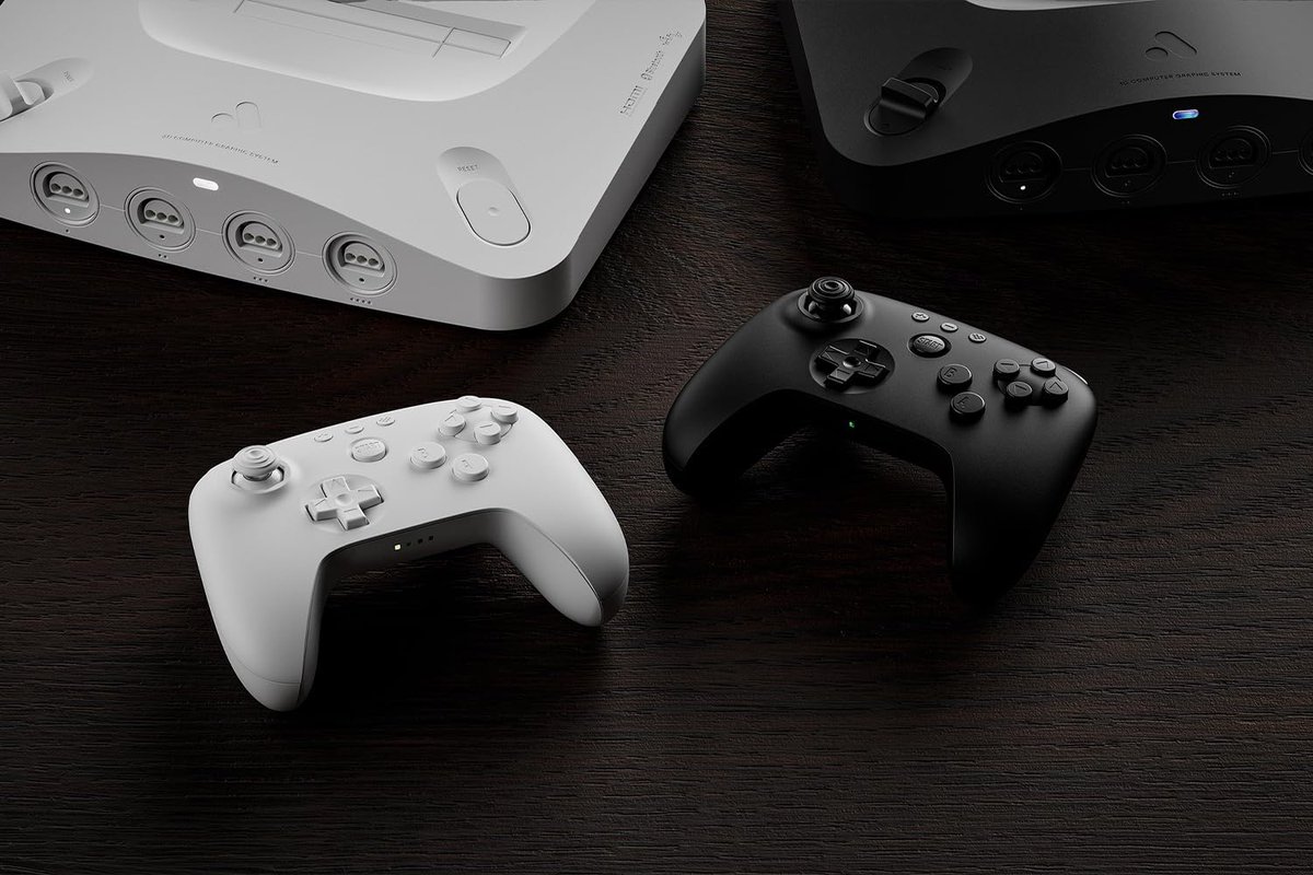 Lbabinz's tweet photo. 8BitDo 64 Bluetooth Controller for Analogue 3D, Switch, Switch 2, Windows, and Android (White) is $44.99 on Amazon https://t.co/jo02aRoHFb #ad https://t.co/8jAKwjfqlv