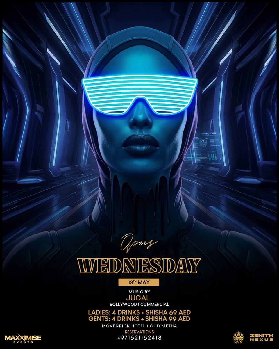 yours_forever40's tweet photo. Wednesday Bollywood Night at Opus is back with full on
#Desi &amp; #Dhamaal on the dance floor 
Nothing beats when energy is high and Dj is setting up your mood with his rhythmic vibrant music and goosebumps environment
👩🏻Ladies:AED 69: 4 Drinks+Hukie
🧑🏻‍🦱Gents:AED 99: 4 Drinks+Hukie https://t.co/InTVR5BOOV
