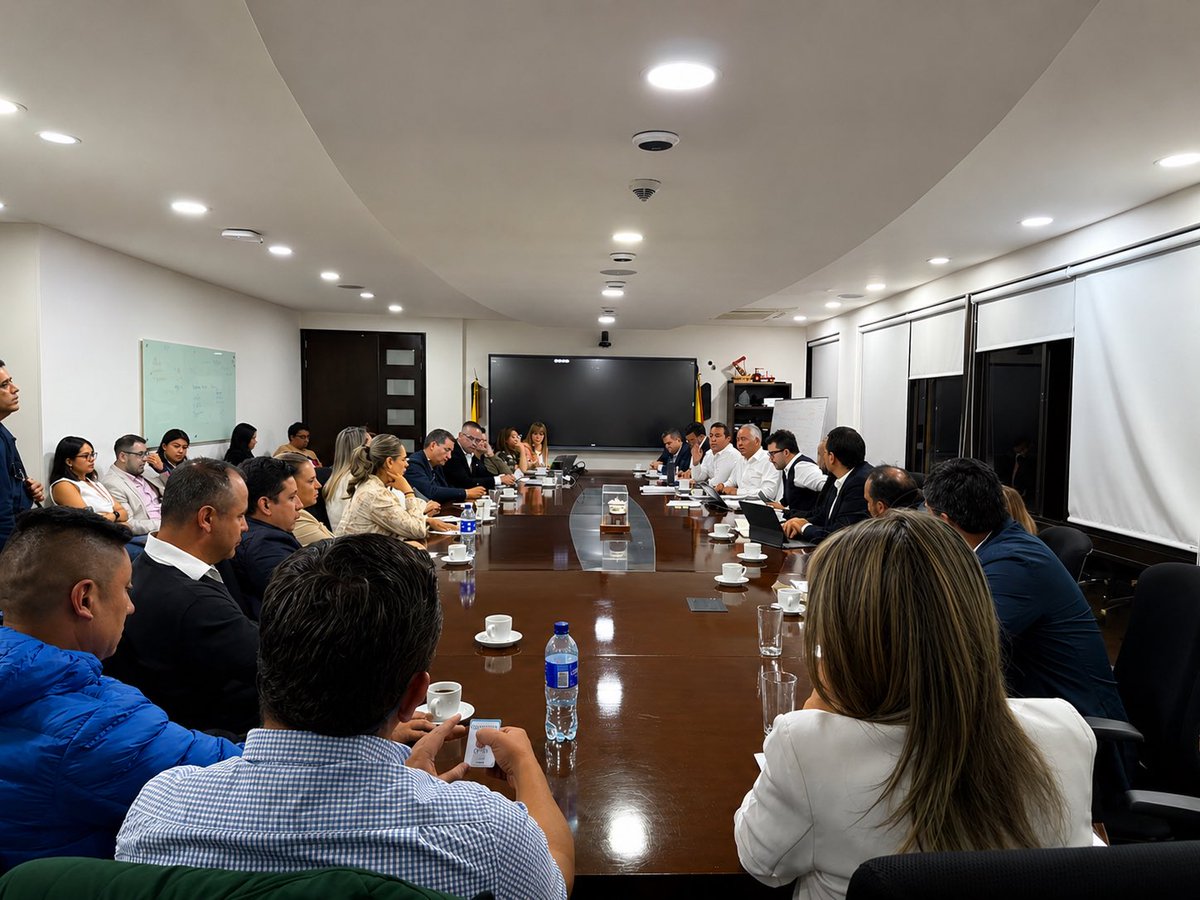ingwilmerc's tweet photo. ¡Hoy desde el Ministerio de Salud y Protección Social seguimos trayendo buenas noticias para Boyacá!

Junto al Ministro de Salud, nuestro gobernador Carlos Amaya y gerentes de los hospitales de nuestros municipios, sostuvimos una importante jornada de diálogo y gestión para avanzar en la ejecución de infraestructura, ambulancias, equipos biomédicos y tecnología hospitalaria para fortalecer la atención de la calidad en salud de nuestros paisanos. 🏥🚑

Porque cuando se trabaja con compromiso y amor por la tierra, los resultados llegan. 🫡💚