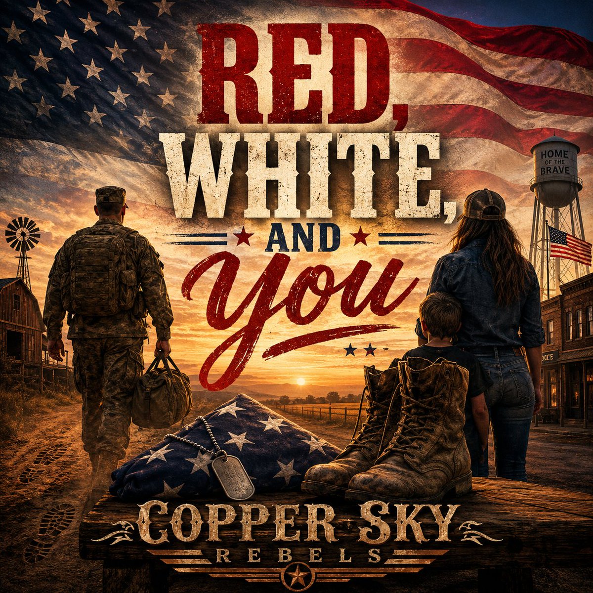 ChrisHoldheide's tweet photo. Check out my new song: Red, White, and You @suno https://t.co/Avt487Ttnb  #countrymusic #military #patriotic https://t.co/02TUxJjAGA