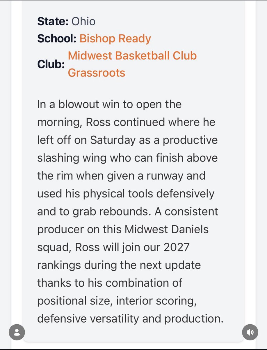 MakaiRoss20's tweet photo. Had a fun weekend and finished 3-1 at the buckeye state bash, thank you @_MikeRoth for the write up and also @PrepHoopsOH for a shout out.  Here are my highlights from the weekend! @MidwestDirector @BleacherProspec @madehoops @mbcgrassroots https://t.co/MezpMO4Vfj