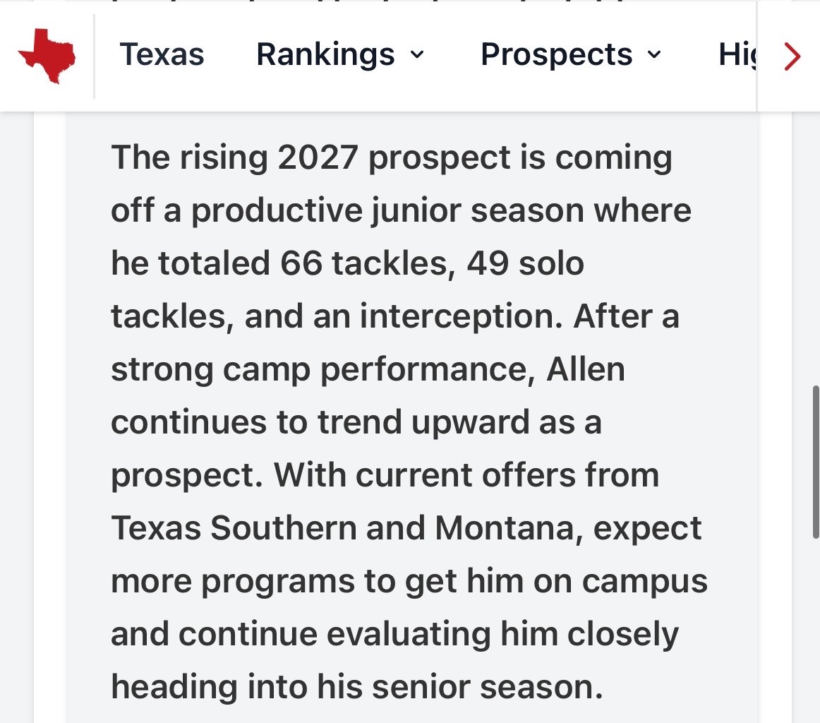 MalachiD_Allen's tweet photo. Thank you @PrepRedzoneTX for the s/o! Whole DB squad was locking down all day 💪🏽💪🏽💪🏽 I got a pick too 🤫🤫 @WHSTX_Football @CokerKamm @Brett_Gilchrist @mobelite24 @dctf @RedZoneETX https://t.co/PapJVYtXmy
