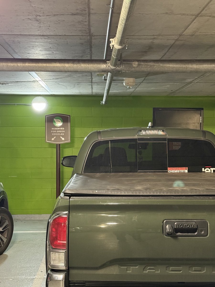 ChefDomWT's tweet photo. Based on the ticket I just got this wasn’t the type of green vehicle they were referring to… https://t.co/hehoD9cBrr