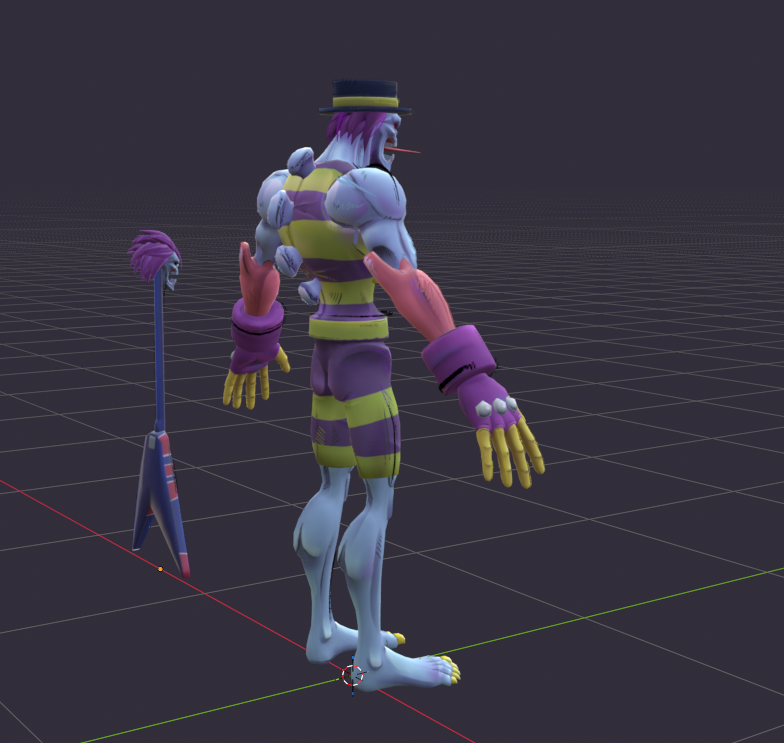 Ceruleancast's tweet photo. Uploaded a WIP (Still need to rig it) of a Lord Raptor/Zabel model I commissioned from the awesome @Ga33oART, they can be commissioned on here https://t.co/2sD7EFh199 and I highly recommend it if you are looking for stylized characters. Download: https://t.co/EpOaXRyPuD https://t.co/Lml4xs6tDJ