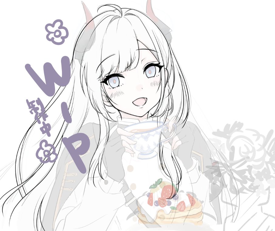 yui_aok1's tweet photo. 線画楽しく制作中😊 #イラスト依頼 https://t.co/hHl9awQ0Pg