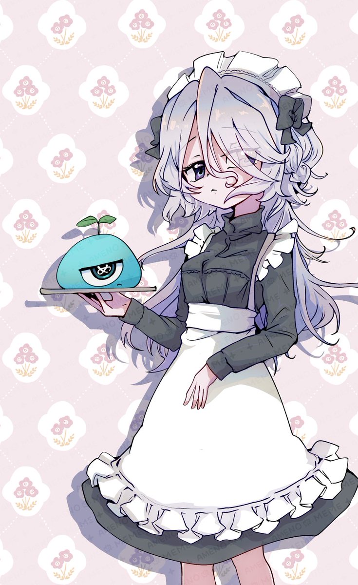 AMENO_MEME's tweet photo. やくもさん（メイド的ななにか） https://t.co/OswLjQOY6Z