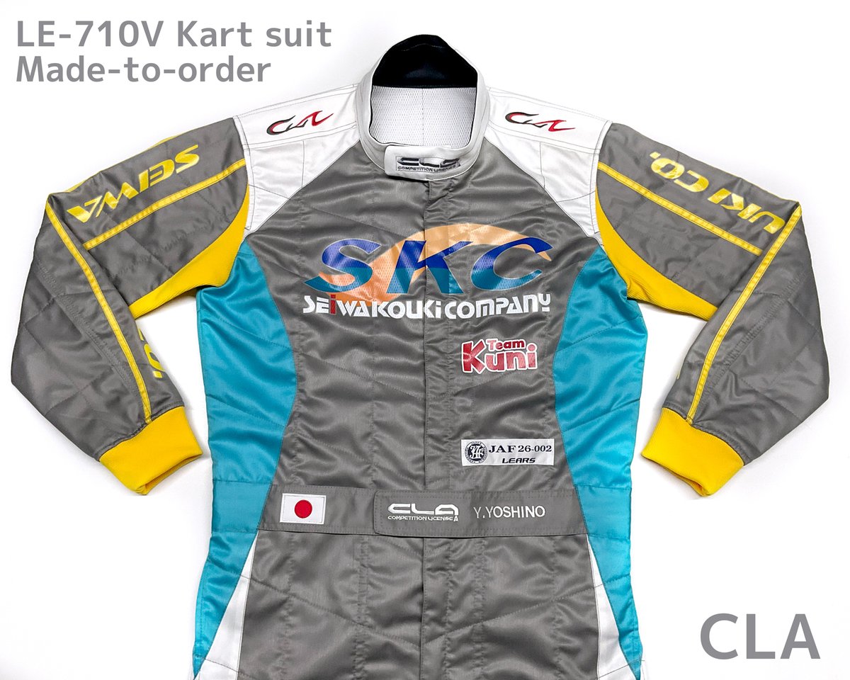 スーツ PR カード まとめ 7種 お客様よりオーダーいただいたレーシングスーツのご紹介です！ LE-710V