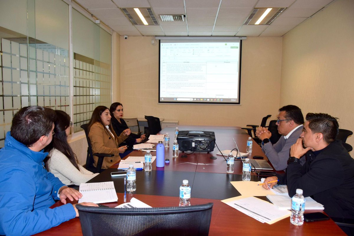 ContraloriaGEM's tweet photo. #GestiónParaResultados | Iniciamos los trabajos de planeación y programación para la integración del Anteproyecto de Presupuesto 2027, en coordinación con la Dirección de Políticas y Seguimiento de Sistemas en Contrataciones. https://t.co/RELmX9FmZZ