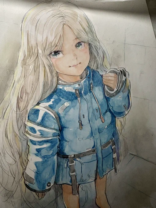 Diana #pragmata Water color painted