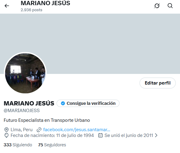 MARIANOJESS's tweet photo. Que hemosa esa foto, desde el mes pasado ya soy Magister en transporte, lo voy a cambiar. https://t.co/fqgWLek5h3