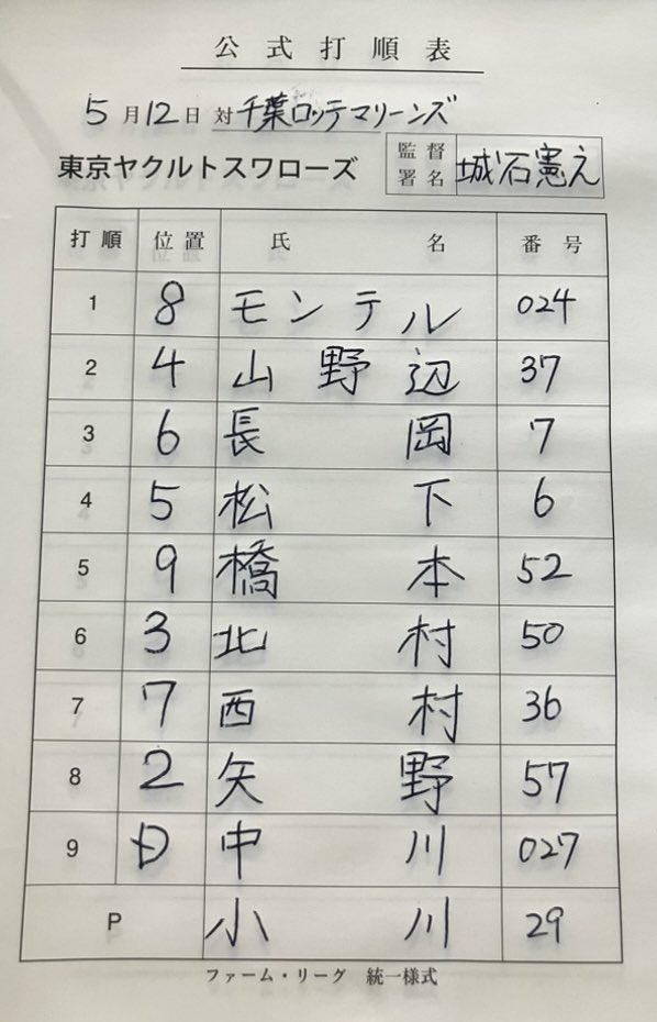 東京ヤクルトスワローズ公式 tweet media
