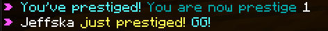 jeffpees's tweet photo. It happened (finally)! 7 years later, I finally prestiged in murder mystery over on @theHiveMC 🎉 https://t.co/rBrwaI0W0M