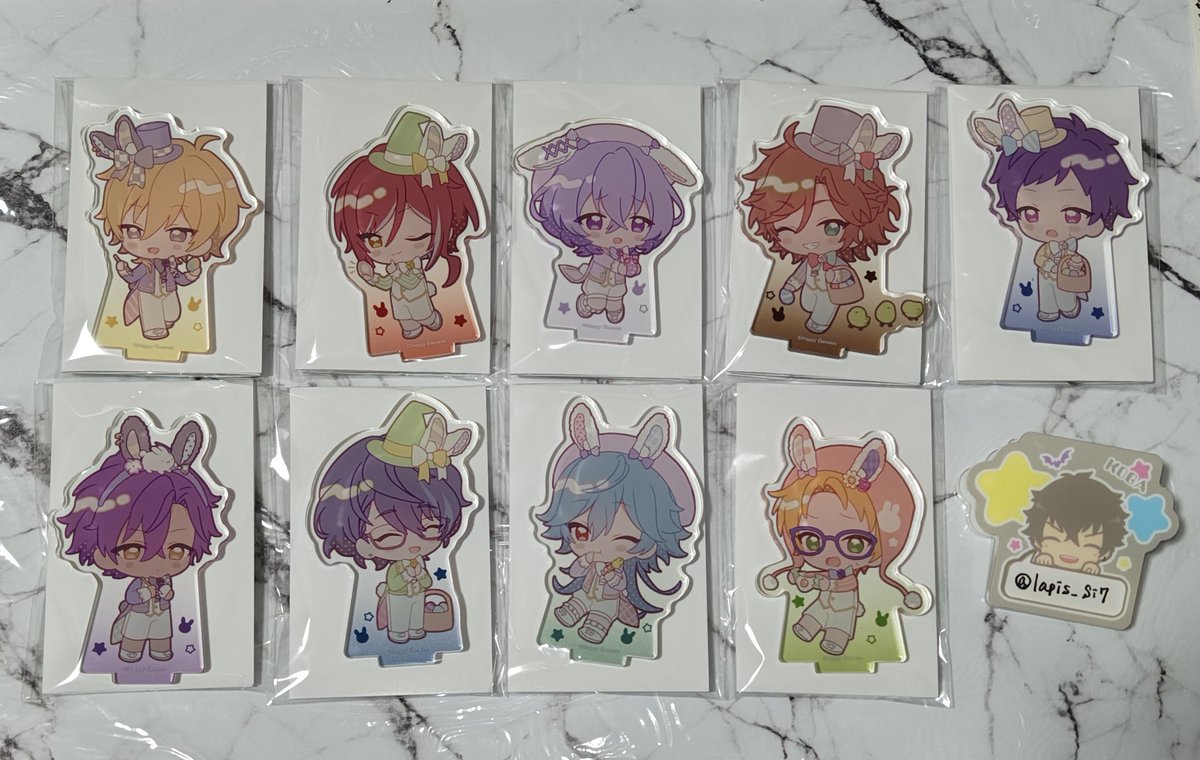 lapis_Si7's tweet photo. 【交換譲渡】あんスタ アニカフェ アクスタ

譲＊薫☆、夏目☆、ユメ☆、斑、弓弦、アドニス、つむぎ、ライカ、真

求＊凛月 or 定価＋送料

譲渡☆は無印同数〜お迎え下さい。
無印は条件無し。
初回リトリン必読。 https://t.co/Q8rSjf4ezO