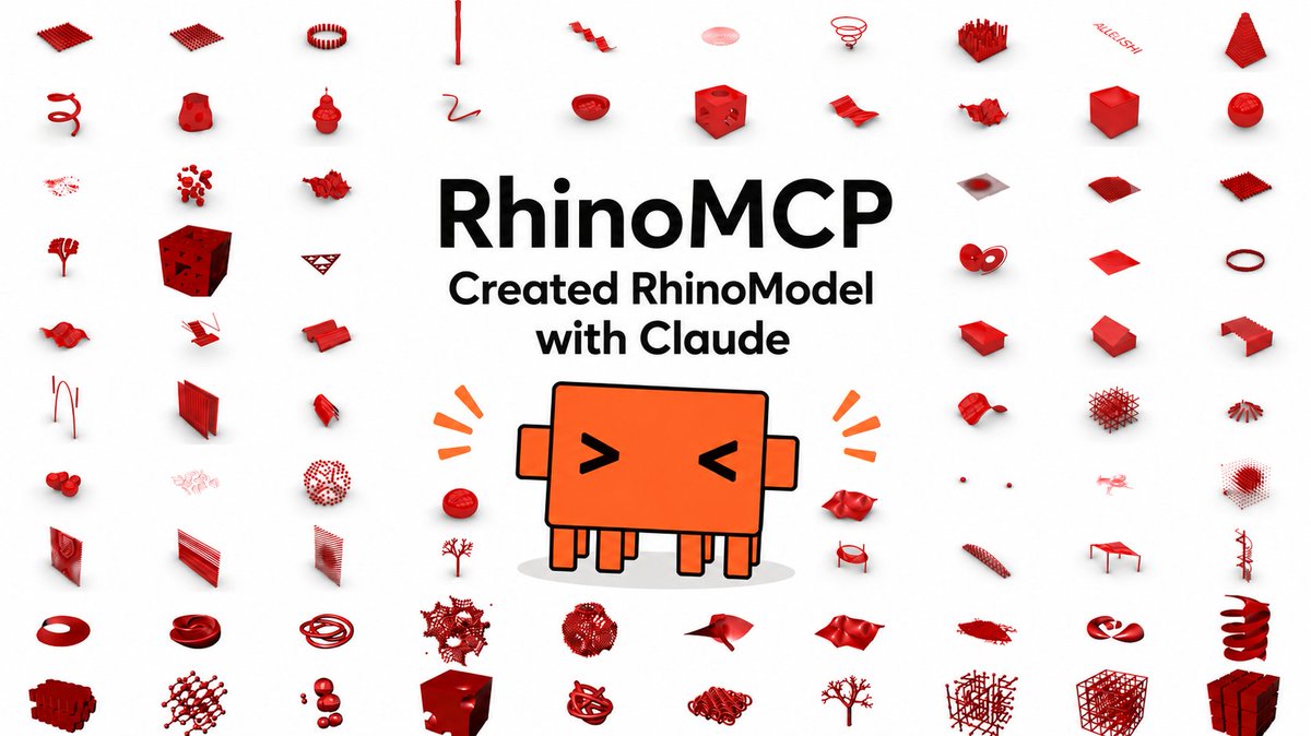 allelishi's tweet photo. RhinoMCP × Claude Code 実践ガイド、リリースしました。
AIでRhino / Grasshopperを動かす、入門〜環境解析
Claudeが作ったGrasshopper定義ファイル5本も同梱。

ローンチ価格 ¥800（〜2026/05/23）
通常 ¥1,000

▼ Booth で販売中
https://t.co/kKYB08WEH0

#RhinoMCP #ClaudeCode #Grasshopper https://t.co/UW2iD5dffl