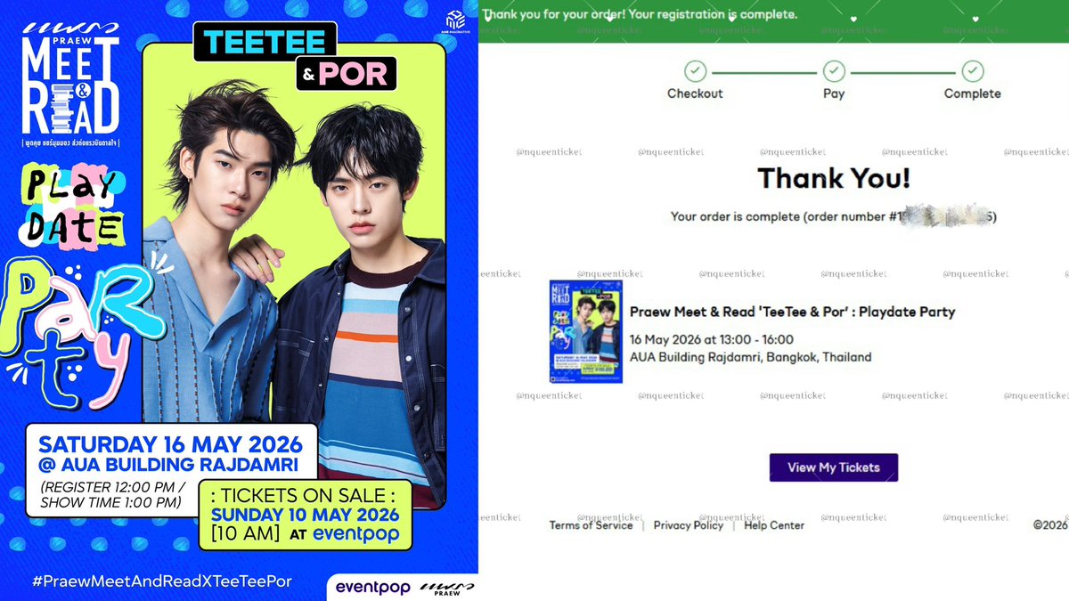 nqueen ticket 💕 tweet media