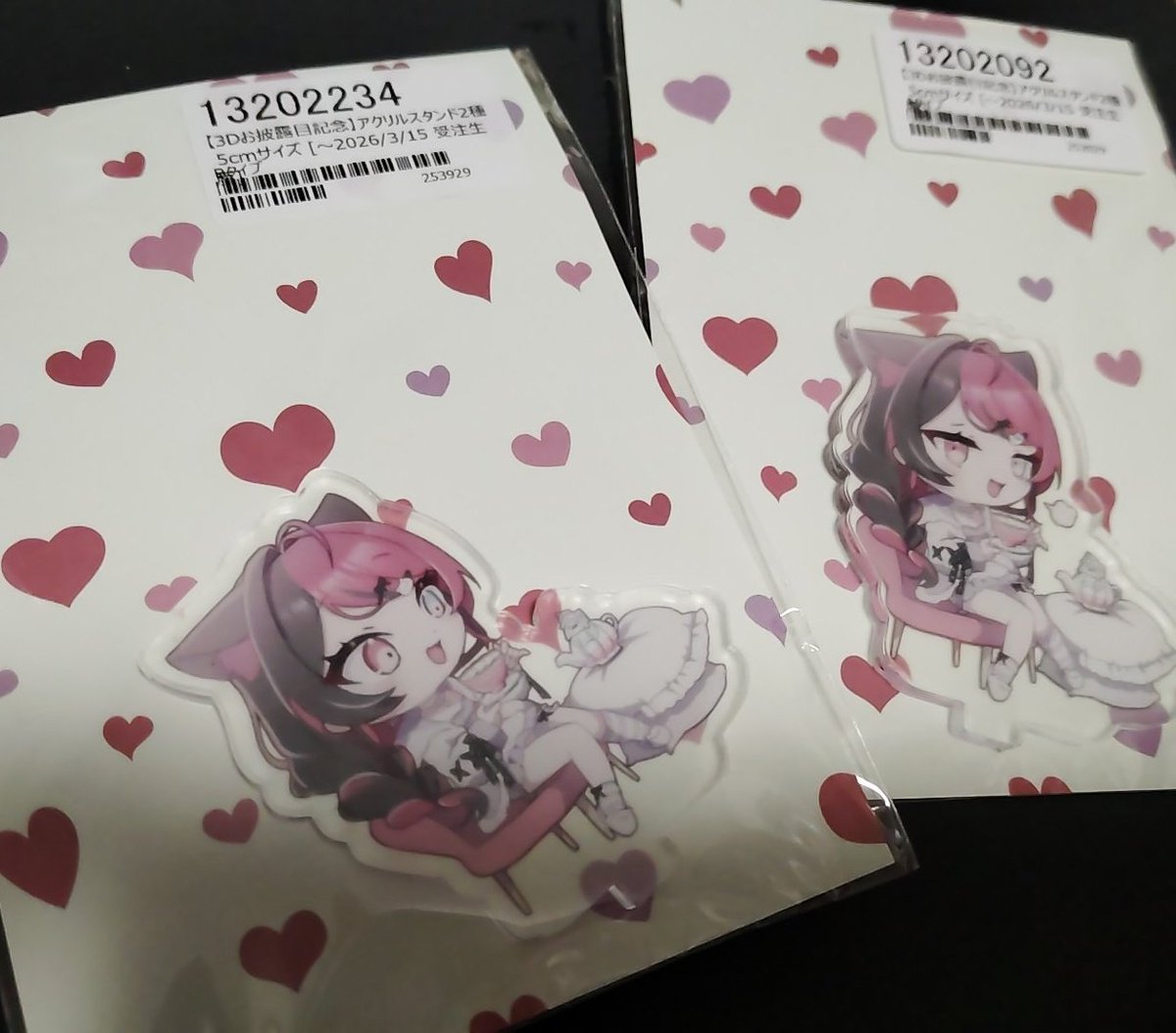 椿さん専用 椿さんのグッズも届いた #山河椿 #芽吹き組