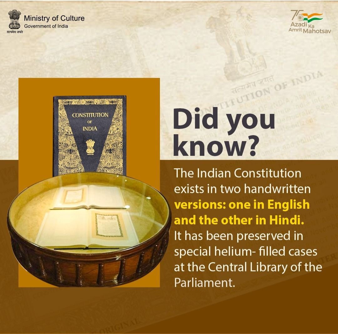 RahulSi_1's tweet photo. #Fact_about_constitution
#Indian@Livingdocument#
Did you know? https://t.co/S0LxrfMJG8