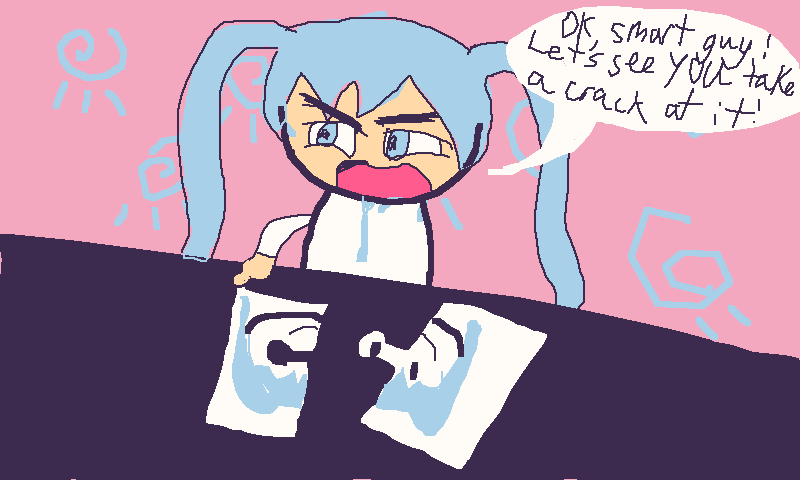 scotpark2's tweet photo. #MikuOS miku isnt very good at puzzles... https://t.co/ia9ynuGgeA