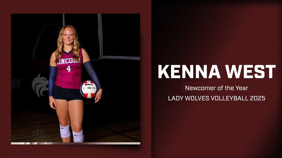 LincolnWolvesVB's tweet photo. 2025 Lady Wolves Volleyball Season Accolades! 🐺🏐

Newcomer of the Year - Kenna West
“Whatever it Takes” Award - Paisley Huffaker
Lady Wolf Award - Kimberlynn Job
Most Improved Player - Joslynn Brown https://t.co/kCapkMIGgo