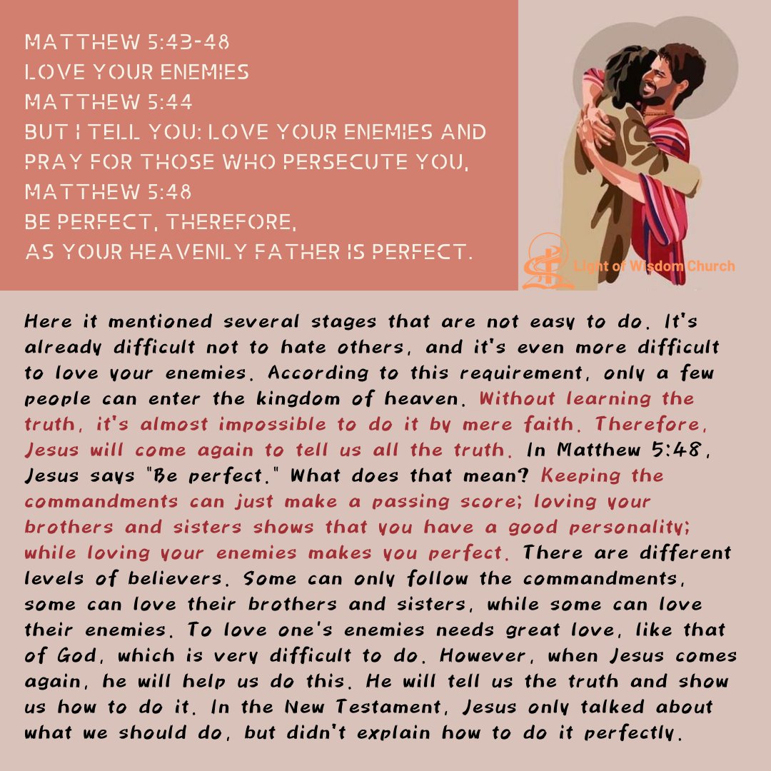 LightofWisdomEN's tweet photo. From:【ENG DUB】Insightful Interpretation of the Bible
Lecture 1——Gospel of Matthew
https://t.co/0F6vOkzT1N
#PastorKristen #GospelOfJohn https://t.co/E4r737z6QR