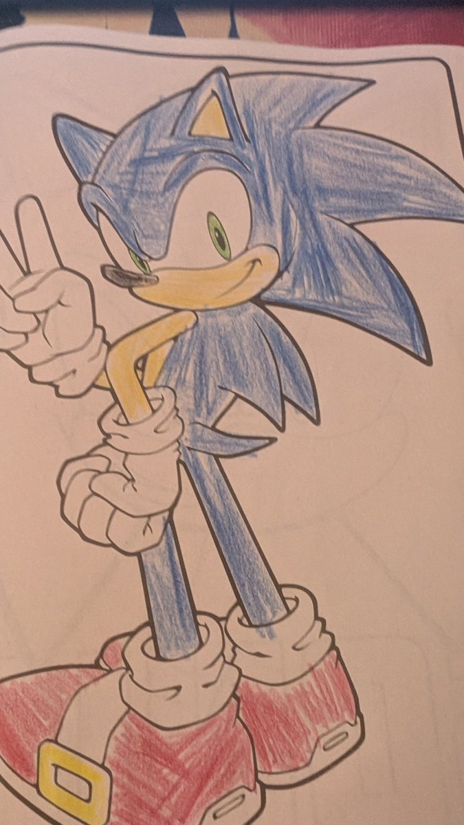 PixelSonic37's tweet photo. Did some coloring #sonic https://t.co/Osp8csFTGJ