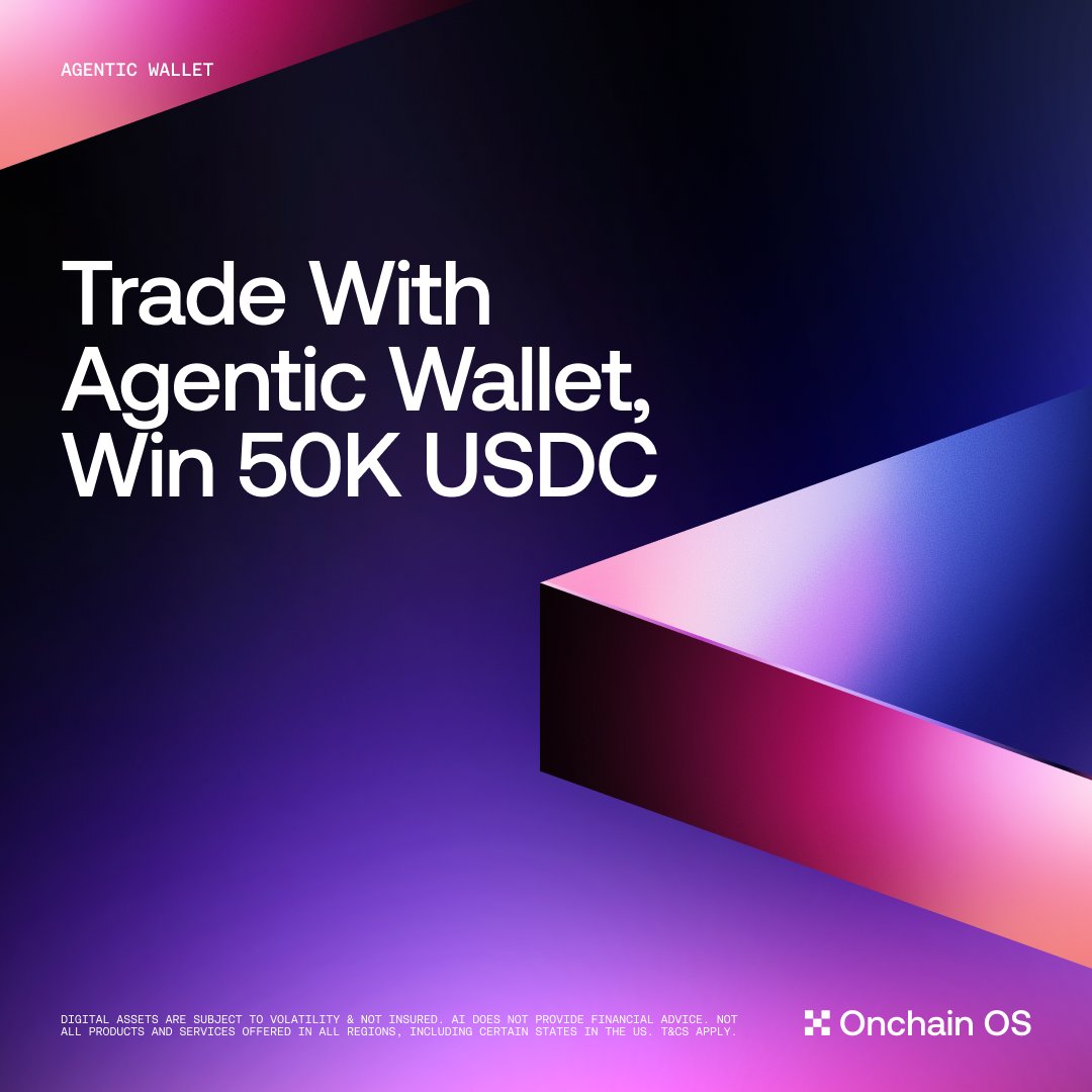 OKXSEA's tweet photo. You don't trade. Your agent does.

OKX's Agentic Wallet Trading Competition is live — 14 days of onchain trading on Solana and X Layer, with zero fees on every move your agent makes.

Set up. Fund. Deploy.

https://t.co/yQXlabG0lw https://t.co/0cSfTnmnUK
