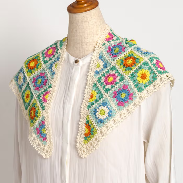 🧶 夏色ニットコレクション 🧶 8色の鮮やかな配色が目を引く、 花