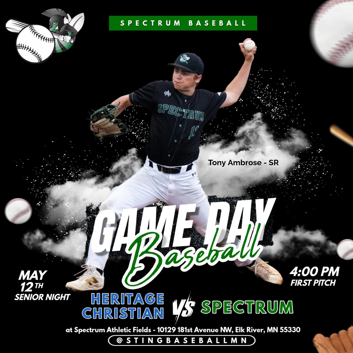 Spectrum Sting HS Baseball tweet media