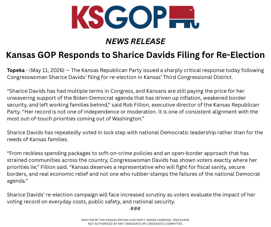 Kansas GOP tweet media