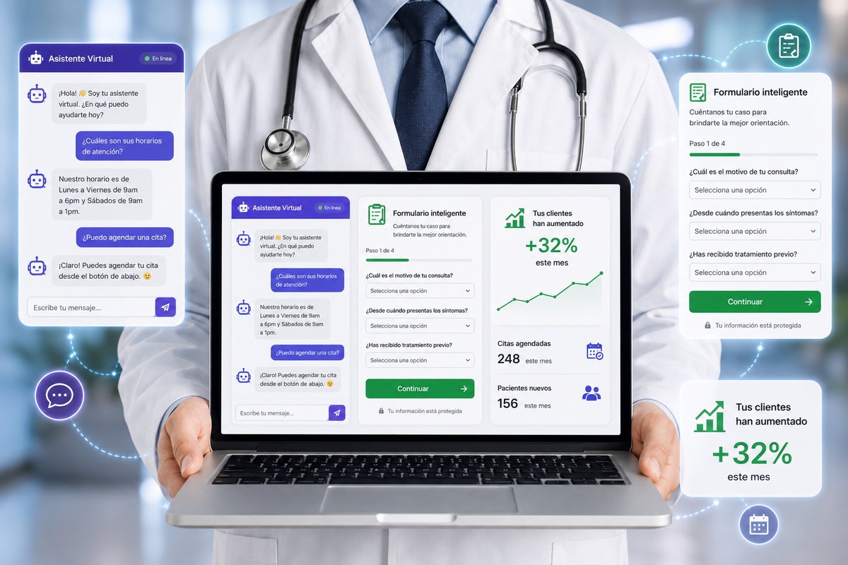 dwmexico's tweet photo. Diseño web para médicos con IA: la estrategia que está aumentando consultas en 2026 
LINK:
https://t.co/386LfFexgq https://t.co/XowIp2vqZa