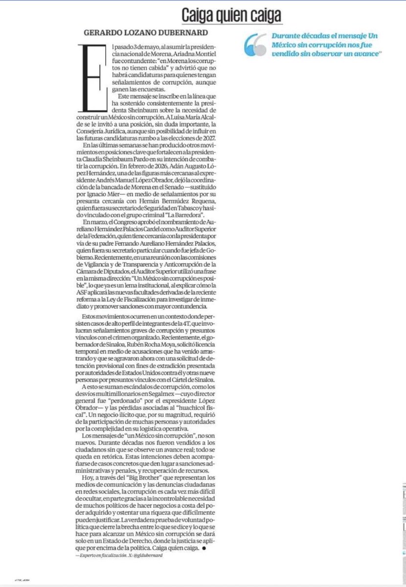 Gerardo Lozano Dubernard tweet media