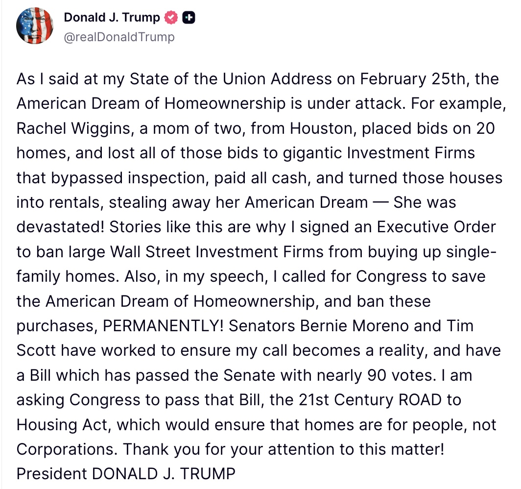 Donald J Trump Posts TruthSocial tweet media