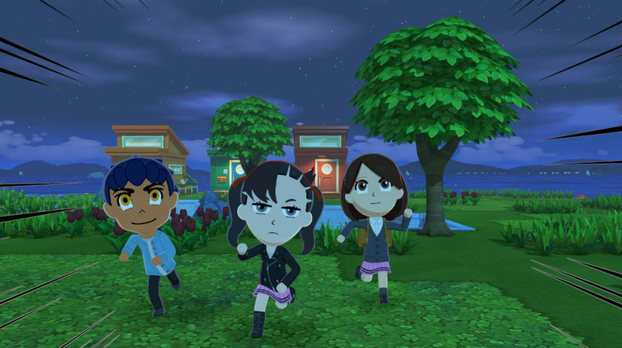 CharaDelta's tweet photo. swsh miis. i may be the only person in the world that has hop pokemon on my island. https://t.co/UgwlrA4Uc5